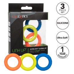 Link Up by Calex Lot de 3 cockrings Link Up Climax 38mm